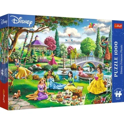 Пазл Trefl Premium Plus Disney Пікнік з принцесами Діснея 1000 елементів (5900511109191)