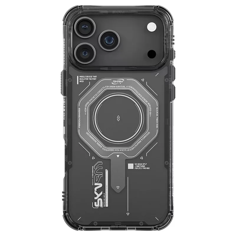 Чохол до мобільного телефона Skinarma Magma Magnetic Charging iPhone 17 Pro Max Gray (8886461248524)