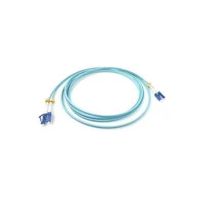 Оптичний патчкорд Eserver LC/UPC-LC/UPC, Multimode (50/125, OM3), LSZH, Duplex, 3m (ES-LC-LC/UPC-3-MM-D)