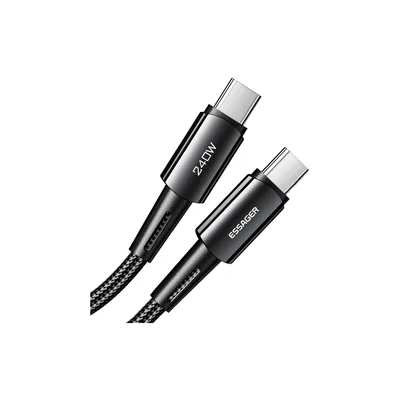 Дата кабель USB-C to USB-C 2.0m 240W Essager (EXCTT3-CGA0G-P)
