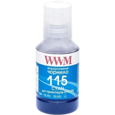 Чорнило WWM Epson L8160/L8180 140г Cyan (E115C) KeyLock (E115C-WWM)