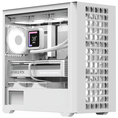 Корпус для ПК AeroCool D302A-G-WT-v1 White (ACCS-DS04043.21)