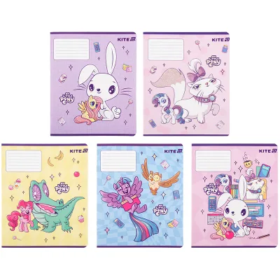 Зошит Kite My Little Pony, 12 аркушів, клітинка (LP25-232)