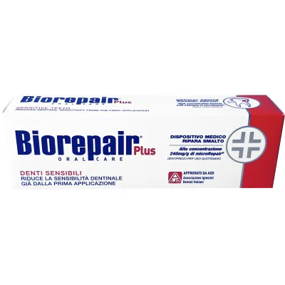 Зубна паста Biorepair Plus Професійне позбавлення чутливості 75 мл (8017331052648/8017331092224)