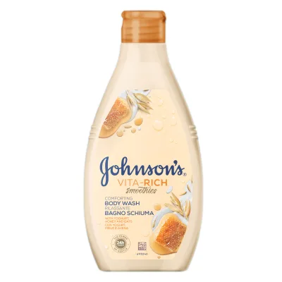 Гель для душу Johnson's Vita-Rich Доглядальний з йогуртом, вівсом і медом 750 мл (3574661387314)