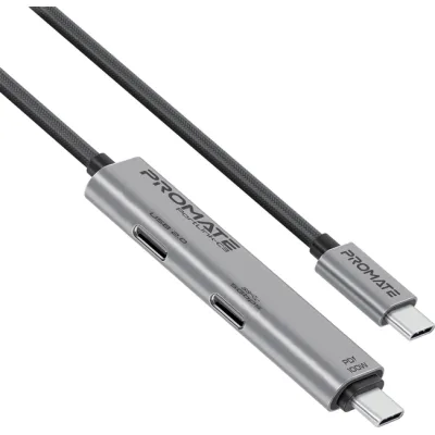 Дата кабель USB-C to USB-C 1.5m Promate (portlink-c3.black)