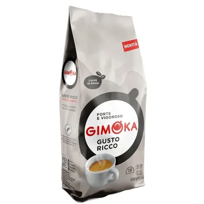 Кава Gimoka Gusto Ricco в зернах 1 кг (8003012000060)