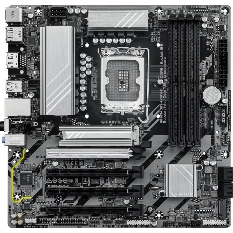 Материнська плата GIGABYTE B860M DS3H WIFI6E