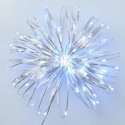 Гірлянда YES! Fun Нитка на мідному дроті 100 LED Холодно-біла 10 м Статична USB (975036)