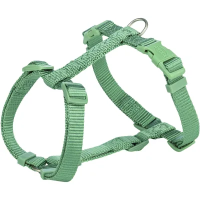 Шлея для собак Trixie Premium H-harness M–L 52–75 см 20 мм світло-зелена (4053032673076)
