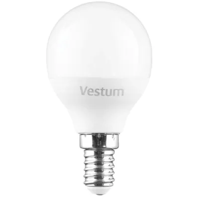 Лампочка Vestum G45 6W 3000K 220V E14 (1-VS-1204)