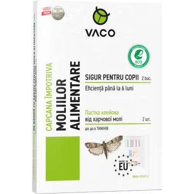 Липка стрічка від комах Vaco Eco Від харчової молі 2 шт. (5901821952699)