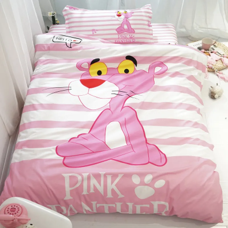 Постільна білизна MirSon Бязь Premium 17-0110 Pink Pantere 110х140 (2200001606081)