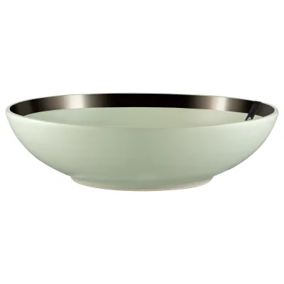 Тарілка Ardesto Liguria Soup 20 см Green Bay (AR2920LGC)