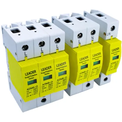 Обмежувач перенапруги Leader АC4P 385В 40кА (LA-SPD4P-40KA)