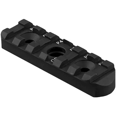 Планка ROME M-LOK Picatinny 6 slots з адаптером під QD (Алюміній/Сталь) black