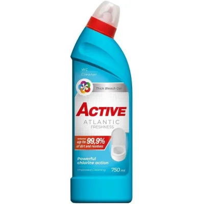 Засіб для чищення унітазу Active PR Ocean Fresh З хлором 750 мл (4820196012788)