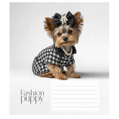 Зошит Школярик Star Fashion pets 18 аркушів лінія (018-3687L)