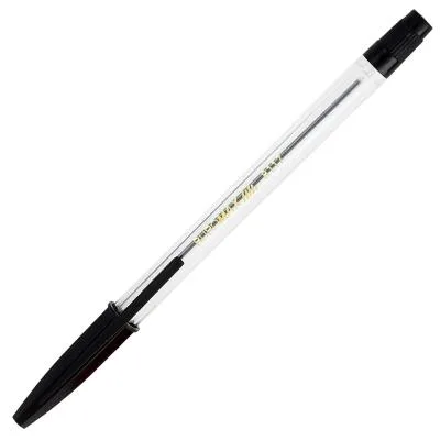 Ручка кулькова Buromax non-retractable JOBMAX Corvina, black (BM.8117-02)