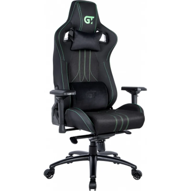 Крісло ігрове GT Racer X-8006 Black/Green (X-8006 Fabric Black/Green)