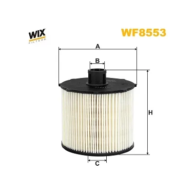 Фільтр паливний Wixfiltron WF8553