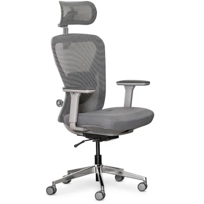 Офісне крісло Mealux Q1 Air Fabric Grey (HF-Q1 F/G)