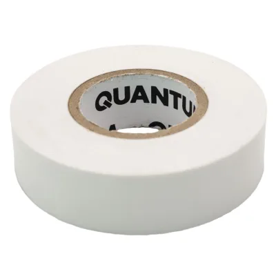 Ізоляційна стрічка Quantum white shinny 18мм/20м (QM-EIT130WS-18/20)