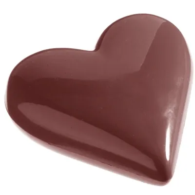 Форма для шоколаду Chocolate World Серце 119x104x23 мм 1х2 шт 205 г (1148 CW)