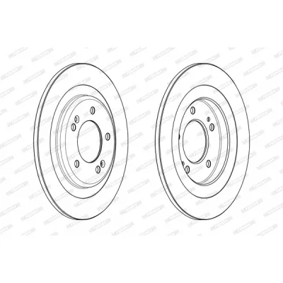 Гальмівний диск FERODO DDF2200C