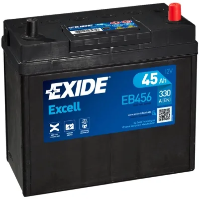 Акумулятор автомобільний EXIDE EXCELL 45A (EB456)