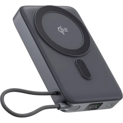 Універсальна мобільна батарея Proove OverPower 35W 10000mAh Qi2 Gray (PBOP35012105)