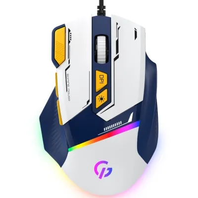 Мишка GamePro GM300BL USB Blue/White (GM300BL)