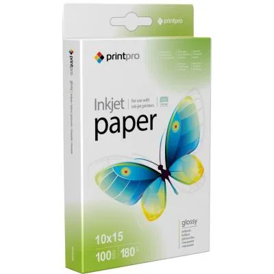 Фотопапір PrintPro 10x15 (PGE1801004R)