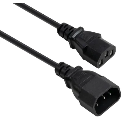 Кабель живлення C13 to C14 1.8m 0.75mm2 copper Vinga (VYPCC13141875CU)