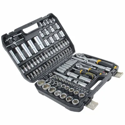 Набір інструментів Sigma насадок торцевих та біт 1/4", 1/2" 110шт CrV mid (6003771)