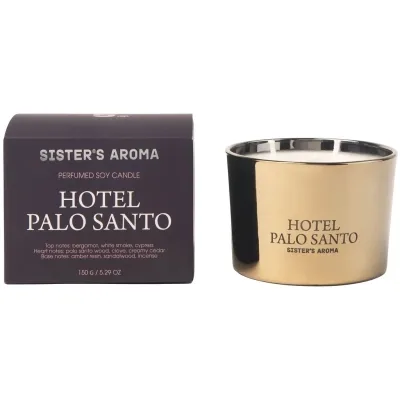 Ароматична свічка Sister's Aroma Hotel Palo Santo 150 г (4820227786145)