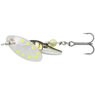 Блешня Savage Gear Sticklebait Spinner 3 9.1g Green Silver Ayu (1854.44.78)