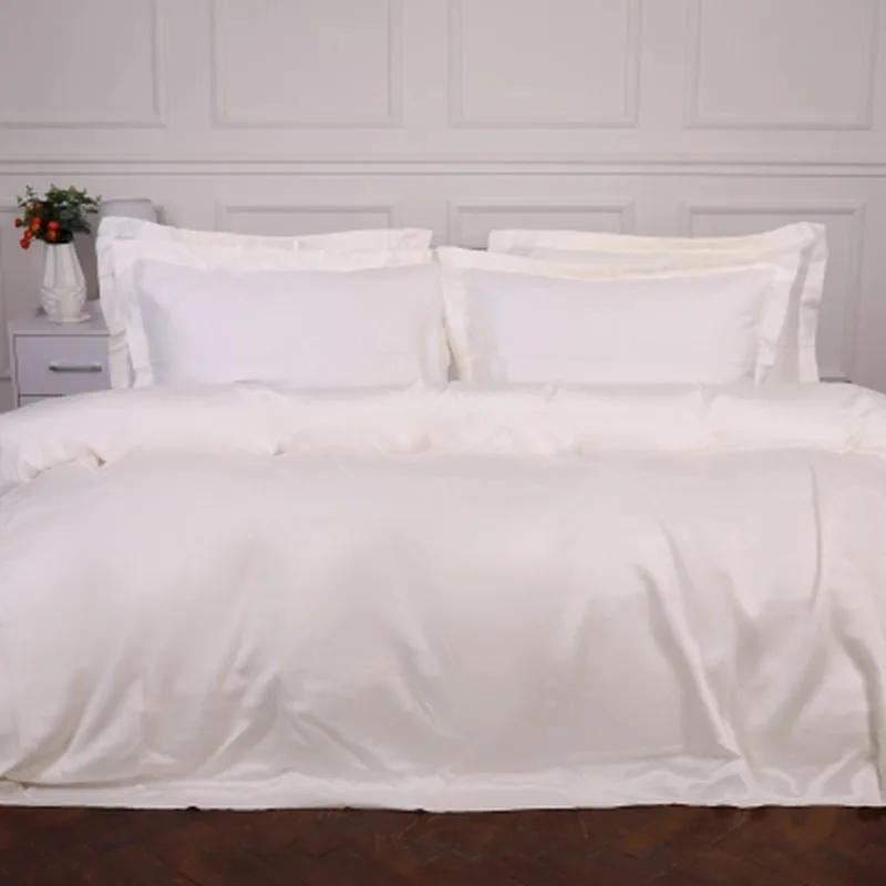 Постільна білизна MirSon Tencel №01 White 2 x 160 x 220 Сімейний Євро (2200009368424)