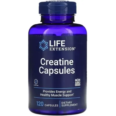 Вітамінно-мінеральний комплекс Life Extension Креатин, 1000 мг, Creatine Capsules, 120 капсул (LEX-15291)