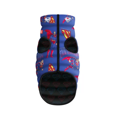 Курточка для тварин WAUDOG Clothes двостороння, "Сила Супермена" L65 (412-1079)