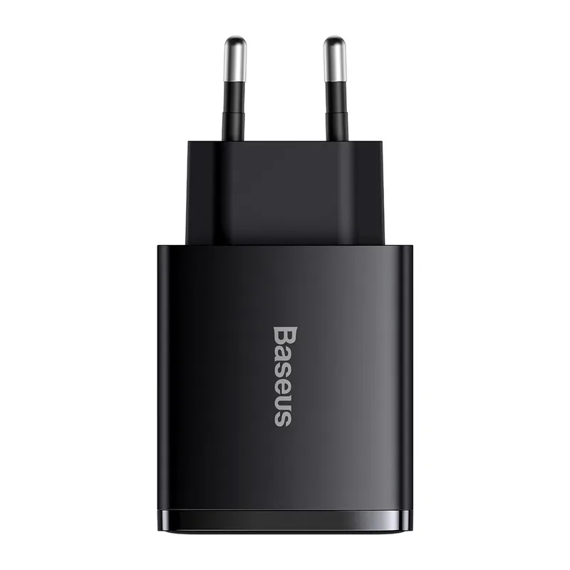 Зарядний пристрій Baseus Compact Quick Charger 2U+C (CCXJ-E01)