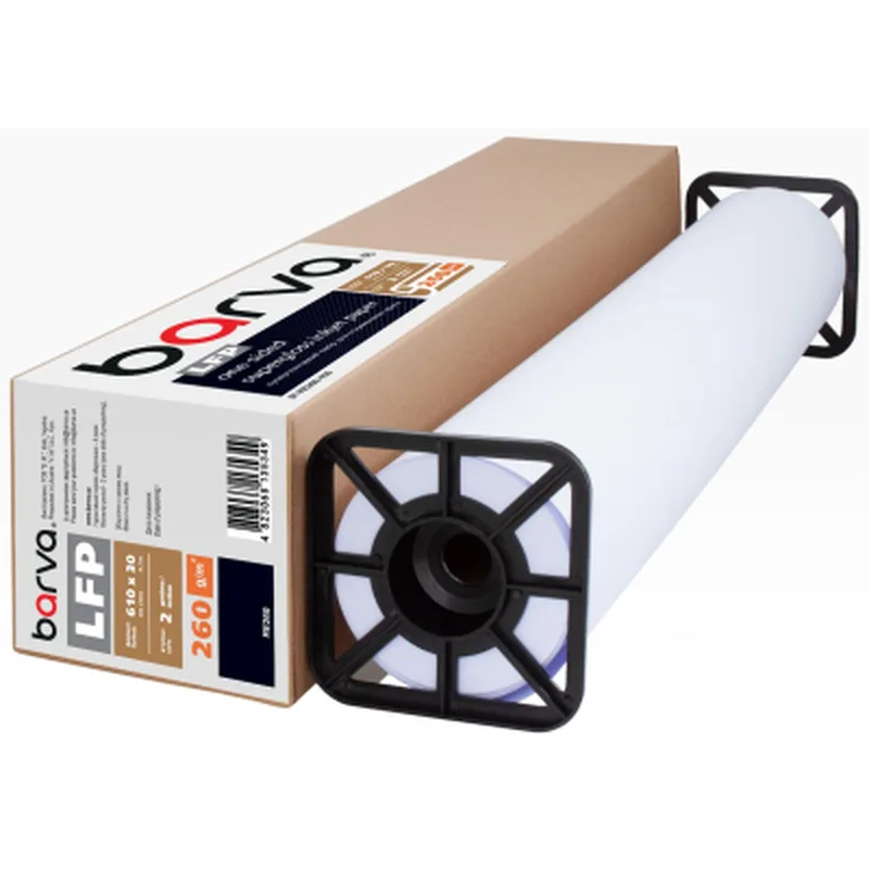 Папір Barva 24"/610 мм, 260 г/м2, super gloss, 30 м LFP (IP-RE260-456)