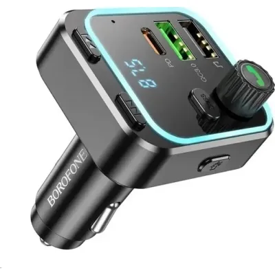 FM модулятор BOROFONE BC53, Black, Box