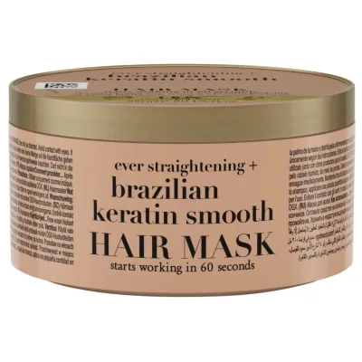 Маска для волосся OGX Brazilian Keratin Smooth Розгладжувальна 300 мл (3574661711003)