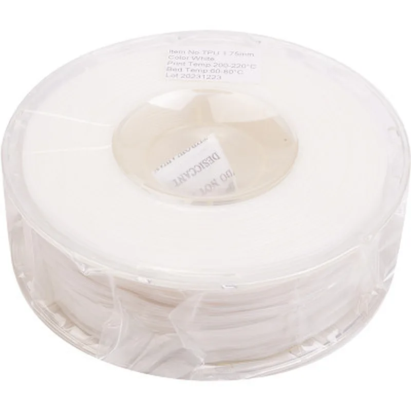 Пластик для 3D-принтера PowerPlant TPU, 1.75 мм, 1kg, white (PT813001)