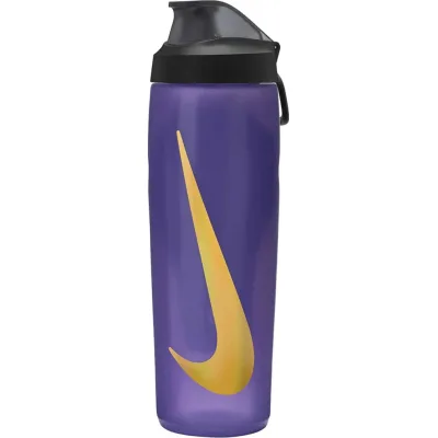 Пляшка для води Nike REFUEL BOTTLE LOCKING LID 24 OZ N.100.7668.501.24 фіолетовий, жовтий, чорний 709 мл (887791745231)