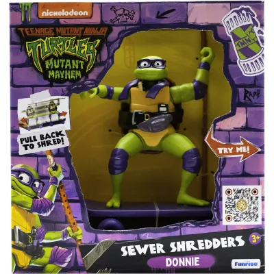 Ігровий набір Funrise TMNT Черепашки-ніндзя класичні Майстри бойових мистецтв Донателло movie star 2023 (71057)