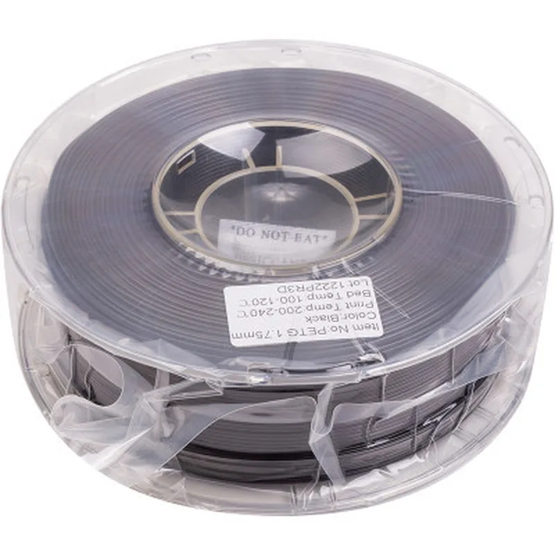 Пластик для 3D-принтера PowerPlant PETG, 1.75 мм, 1kg, black (PT812905)