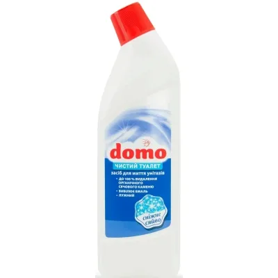 Засіб для чищення унітазу Domo Сніжне сяйво 1 л (4820024949521)