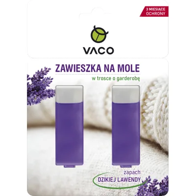 Гель від молі Vaco Лаванда 2 підвіски (5901821958479/5901821953610)